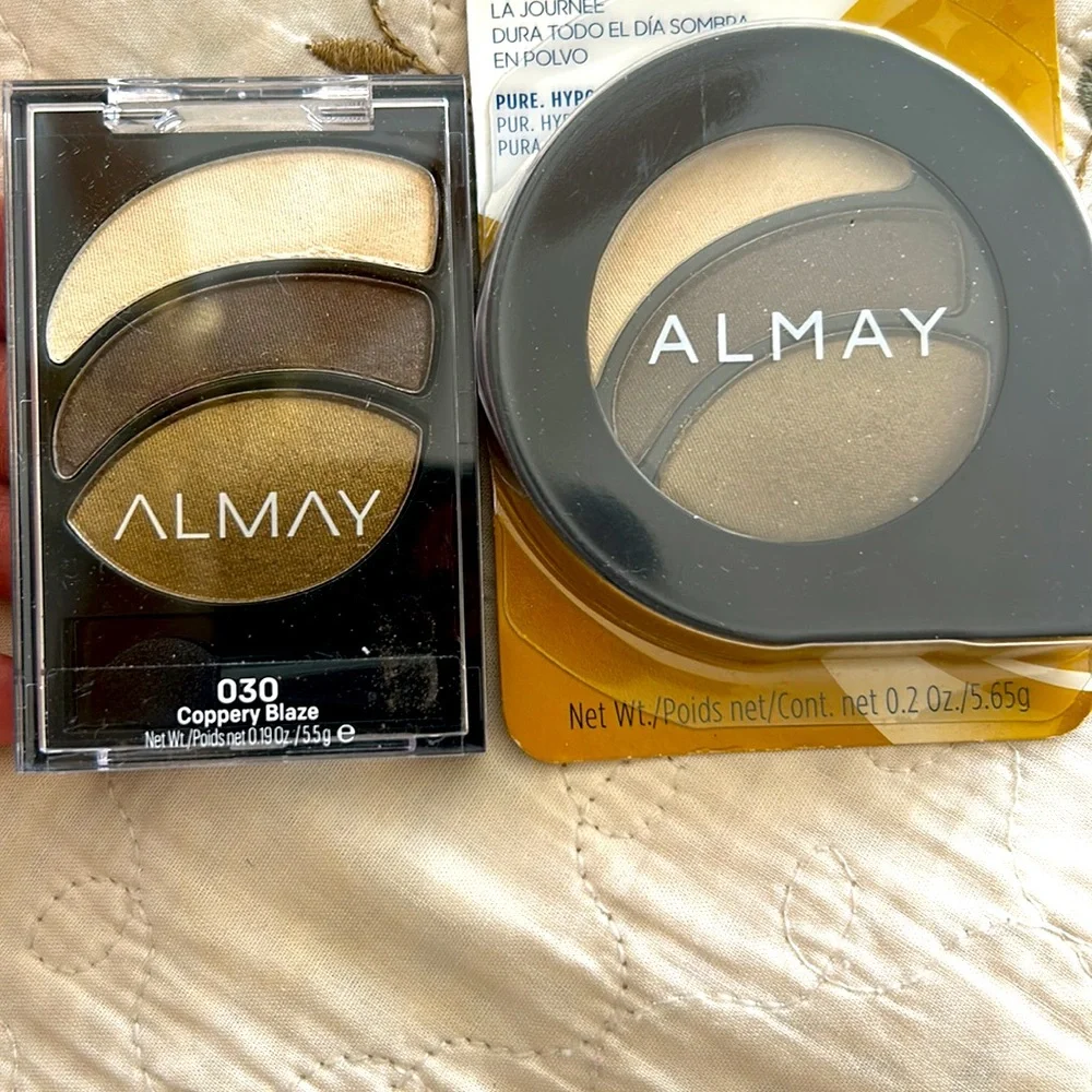 NWT⭐️LOT of 5 ALMAY EYESHADOWS (1 is a BONUS PKG w/Eyeliner).
